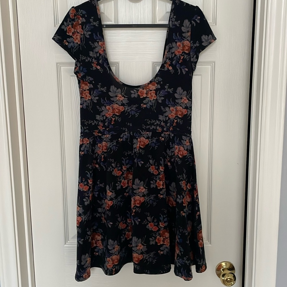 Cute Flowery Skater Dress